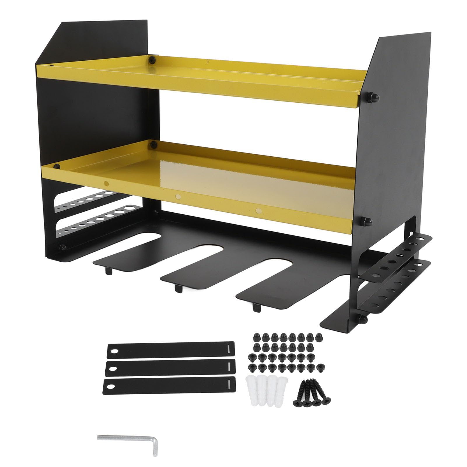 3 Tier Electric Drill Storage Rack - Heavy Duty Tool Organizer for Home, Garage & Workshop - Perfect for Power Tools, Screwdrivers & Accessories Organization