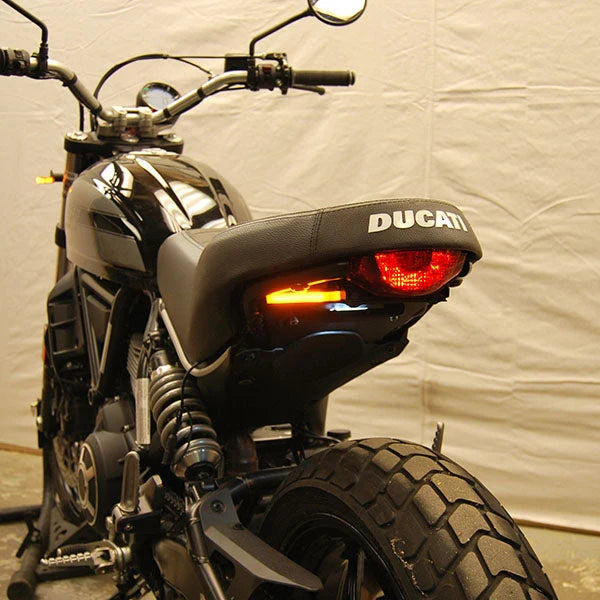 Ducati Scrambler Sixty2 Fender Eliminator Kit - Motorcycle Tail Tidy Cleaner for Improved Aesthetics & Rear Visibility - Perfect for Street Riding & Custom Bike Builds