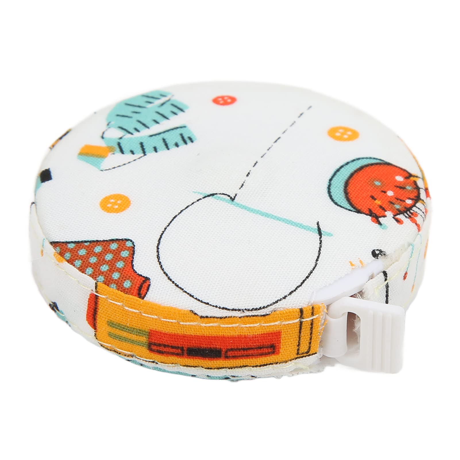 High Accuracy Body Measuring Tape - Portable & Easy Read Sewing Tape Measure for Body Measurement (Orange Needle Thread Cloth Ruler) | Perfect for Tailoring, Weight Loss Tracking & DIY Crafts