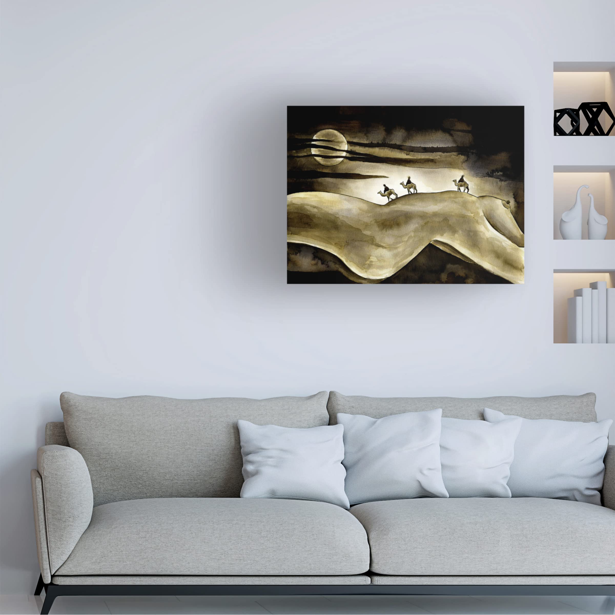 Ben Heine 'Discovery' Canvas Wall Art Print - Modern Abstract Painting for Living Room, Bedroom & Office Decor