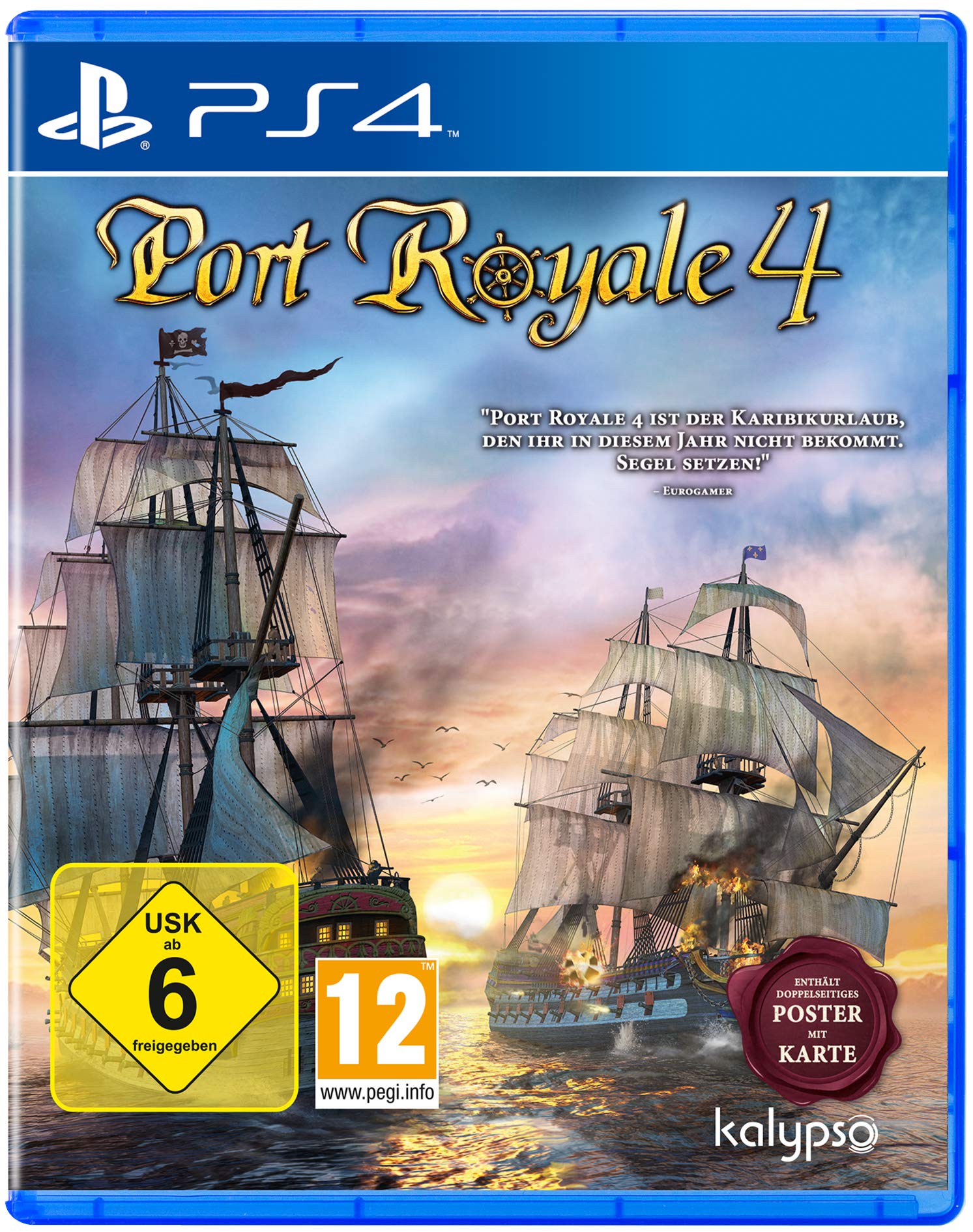 Port Royale 4 - PlayStation 4 Game | Naval Trading & Strategy Simulation | Perfect for Adventure & Economic Simulation Fans