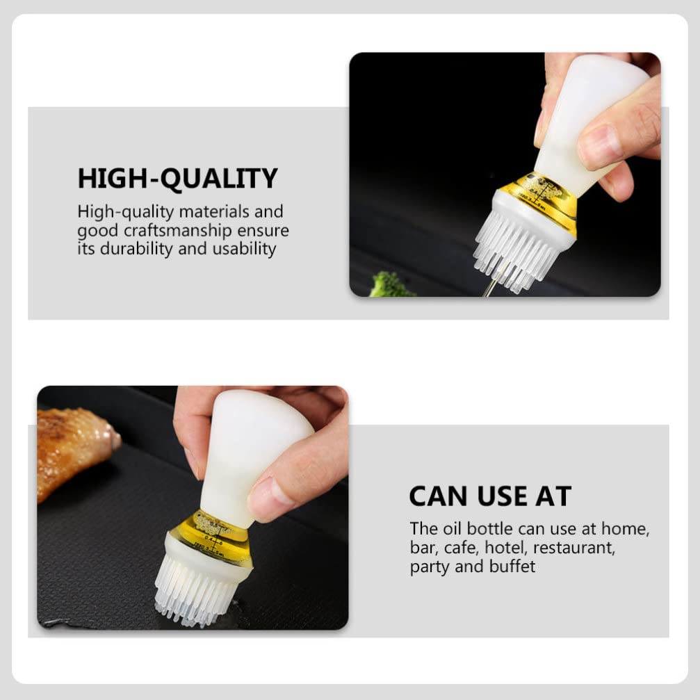**Hemoton 1 Set Kitchen Oil Brush Set - Olive Oil Dispenser, Pancake Brush, Grill Brush, Honey Pastry Brush - Perfect for Baking, Grilling & Barbecue**