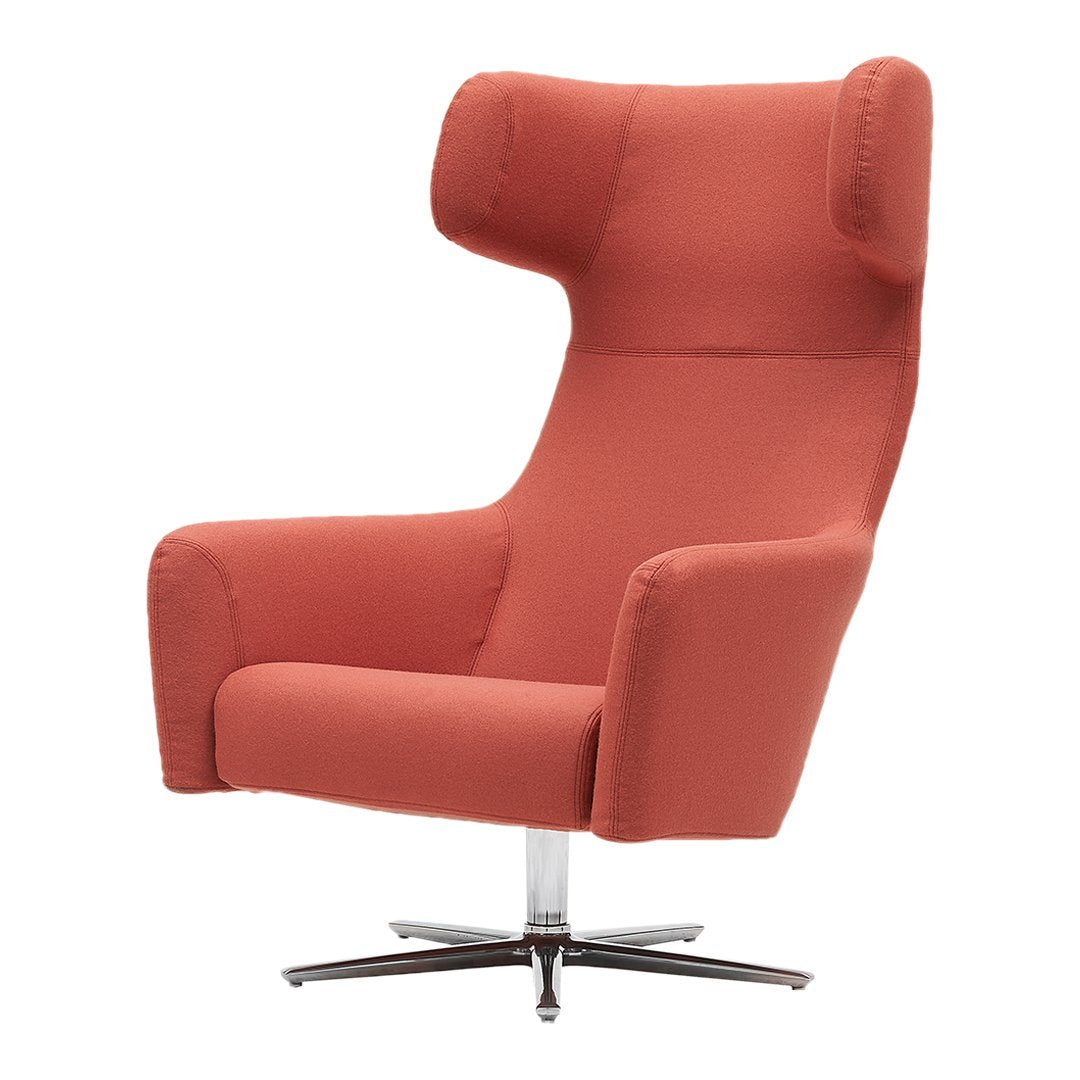 Havana Wing Chair Swivel - Modern Accent Chair with 360° Rotation for Living Room, Bedroom, or Office - Comfortable Upholstered Lounge Chair with High Back Support