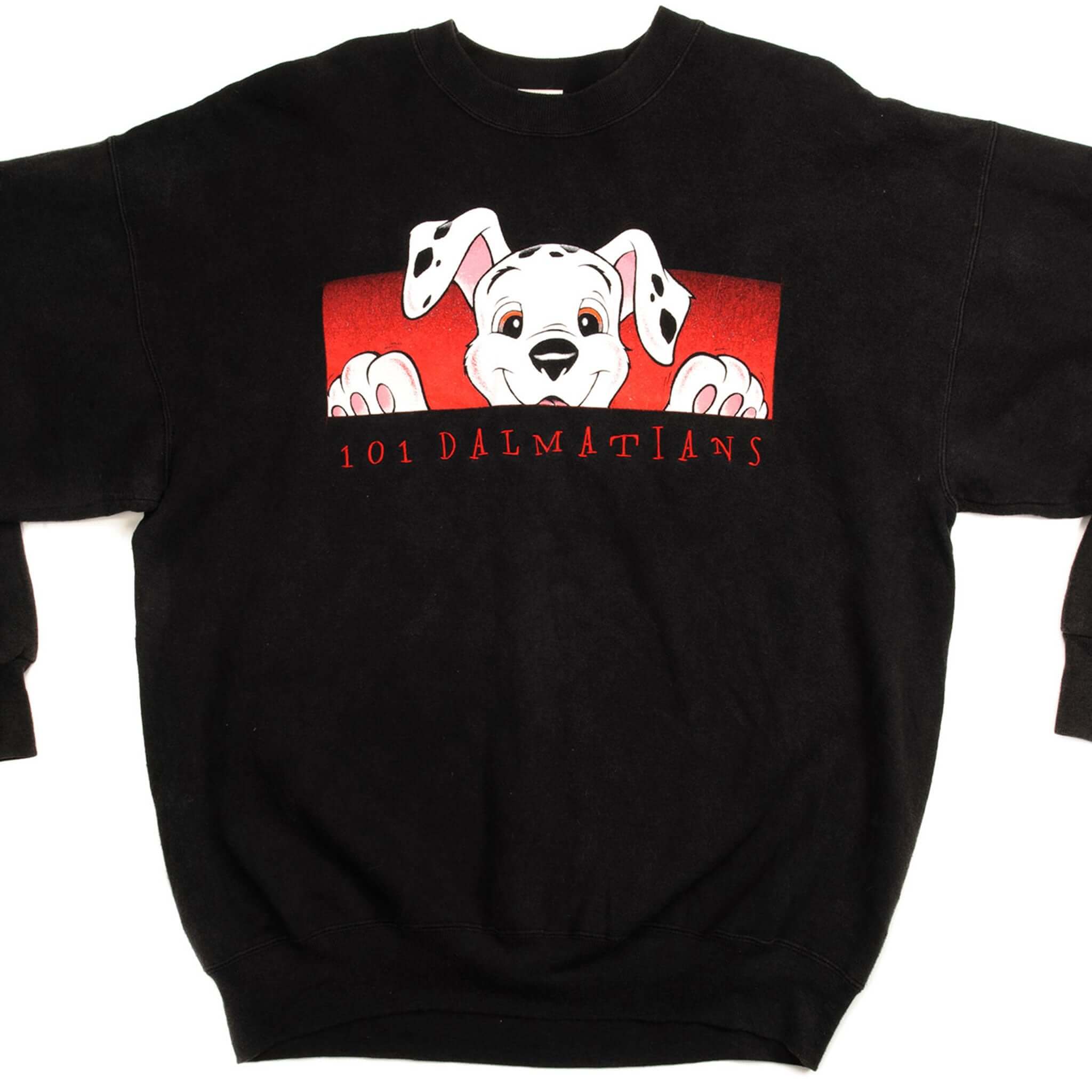 Vintage 101 Dalmatians Sweatshirt - XL Size, Made in USA - Perfect for Disney Fans, Casual Wear & Collectors