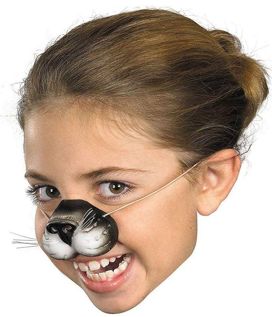 Black Cat Costume Nose - Realistic Cat Nose Accessory for Halloween & Cosplay - Perfect for Costume Parties, Theater Performances & Pet Dress Up
