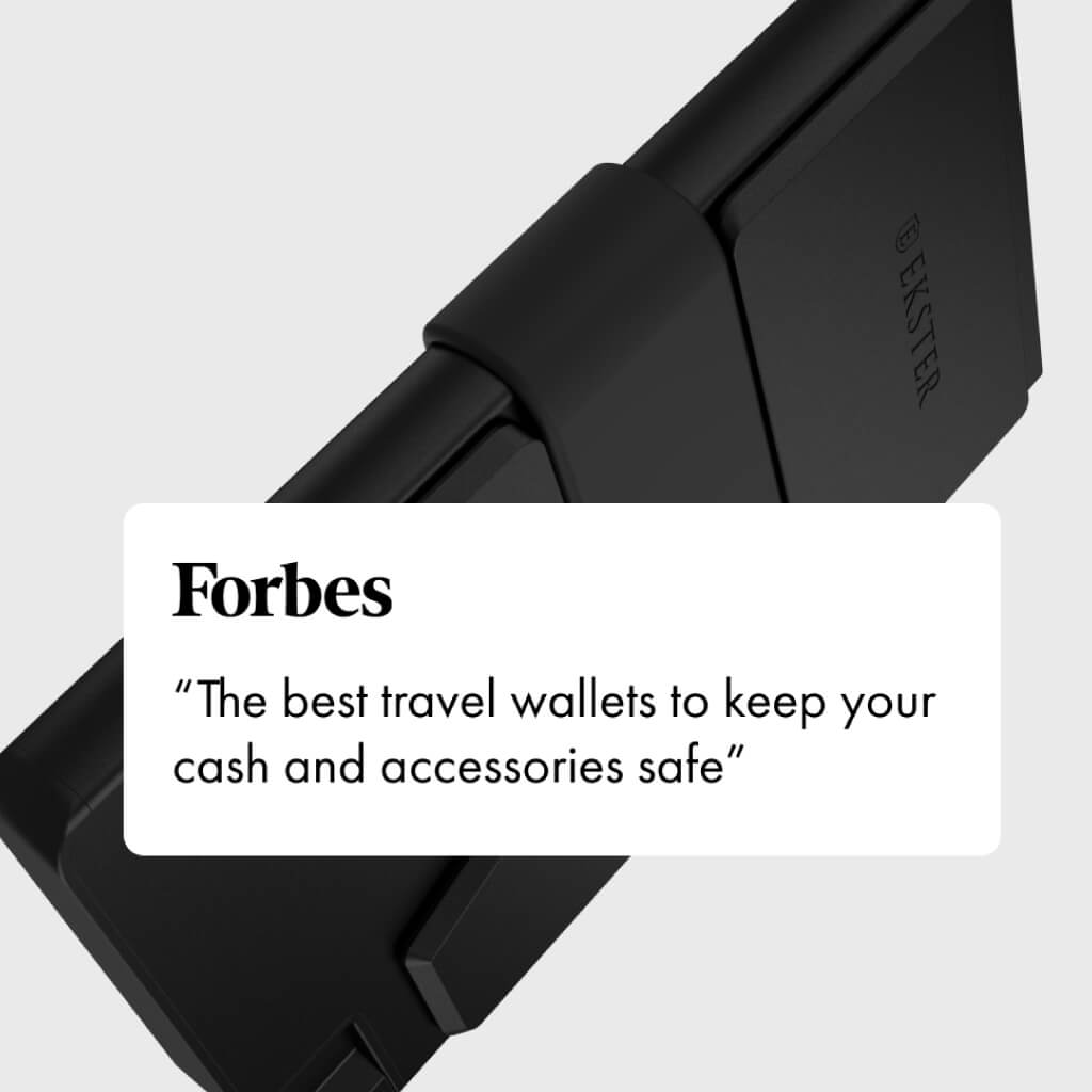 Ekster Pro RFID Blocking Aluminum Card Holder - Slim Minimalist Wallet for Men & Women - Perfect for Travel, Business & Everyday Carry
