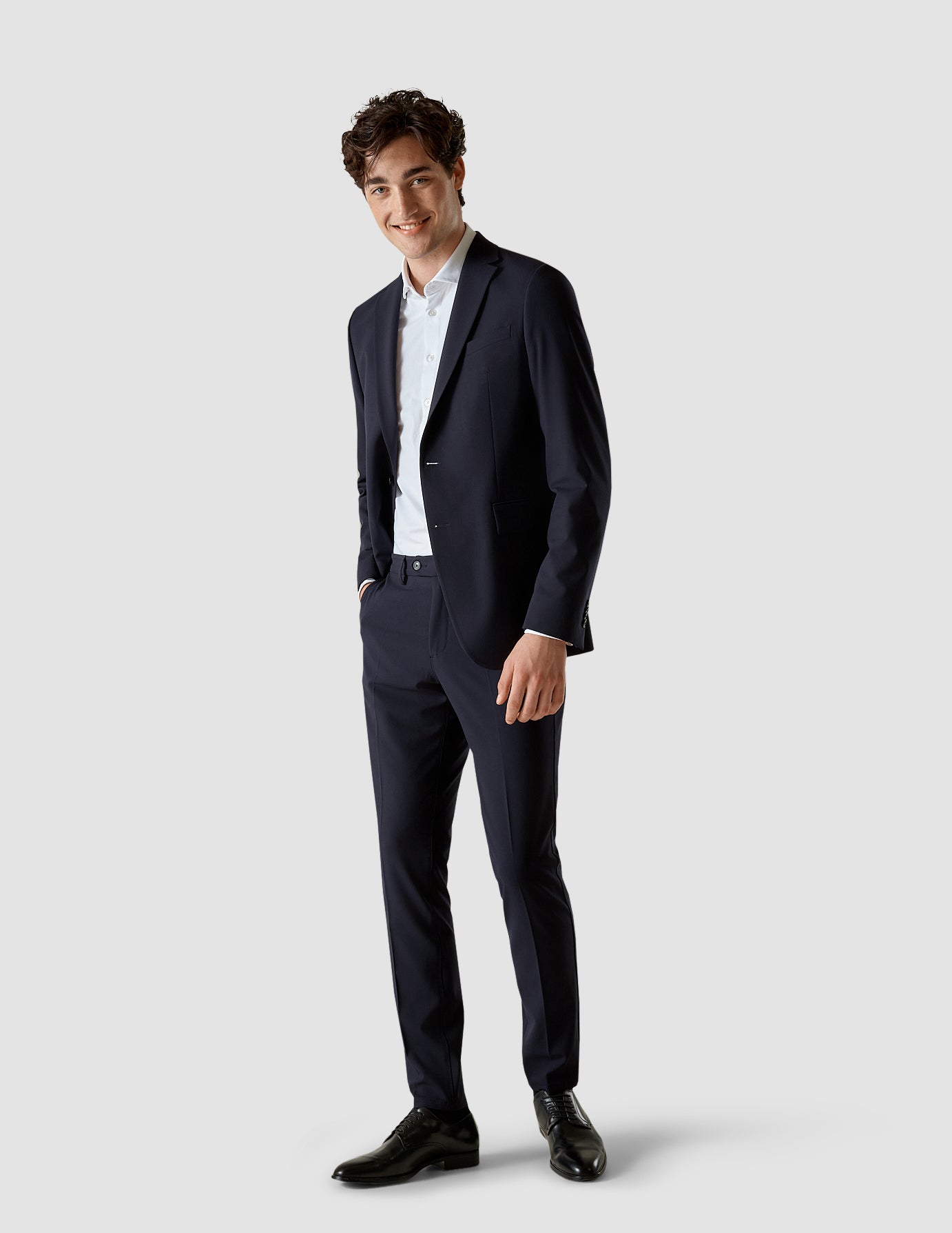 Premium Essential Suit in Midnight Blue | Classic Business Attire for Men | Perfect for Office, Interviews & Formal Events