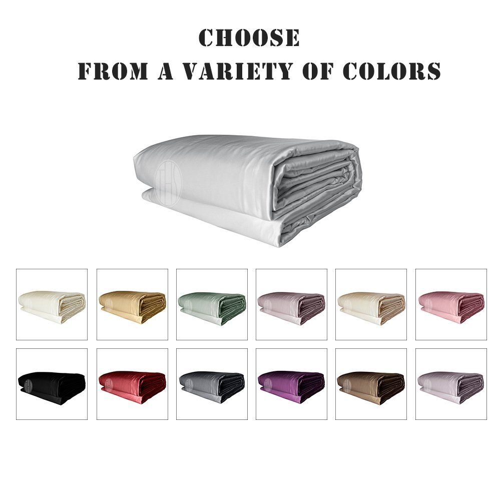 THXSILK Luxury 100% Silk Comforter Set - 2-in-1 Removable Silk Duvet Cover + Silk Filling, Twin Size, Purple for Spring & Fall | Perfect for Master Bedrooms, Guest Rooms & Luxury Hotels