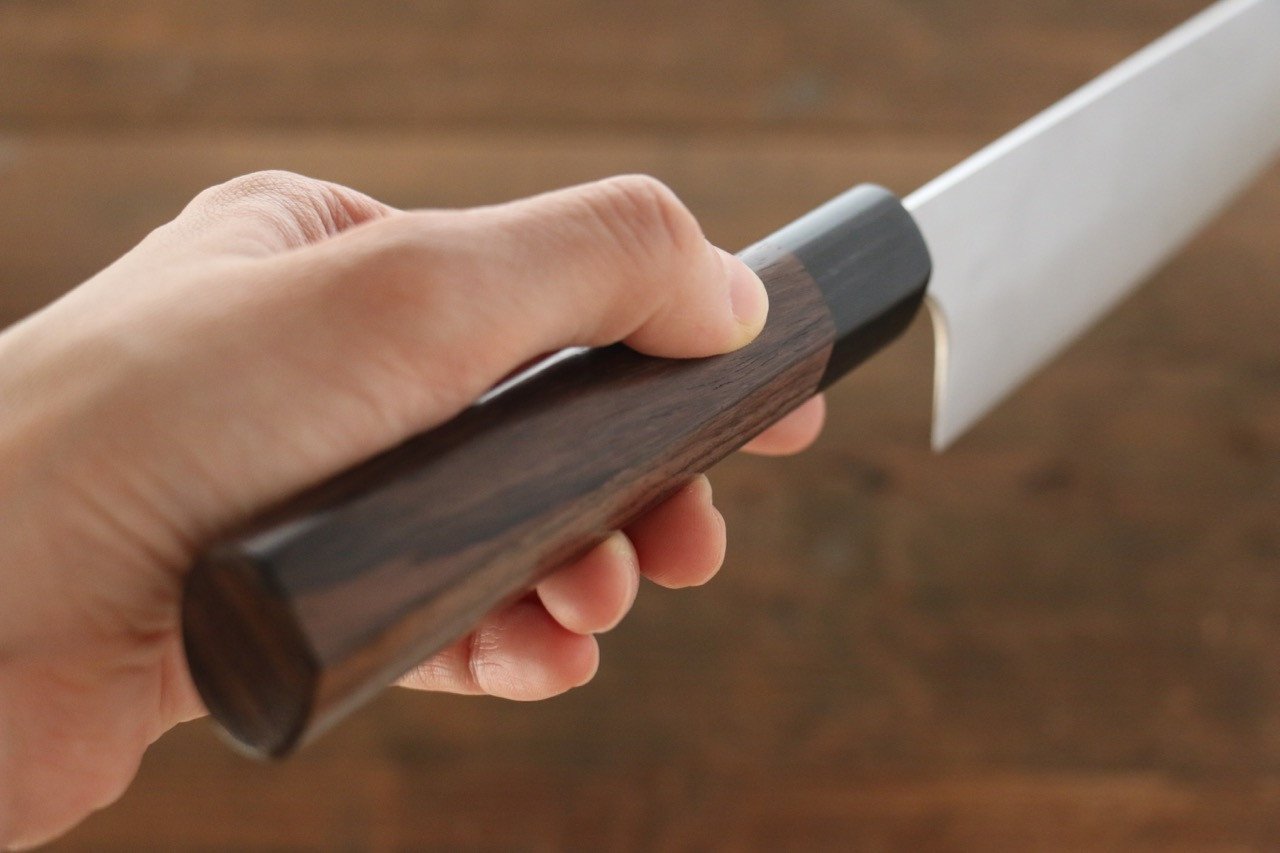 Premium SG2 Gyuto Japanese Chef Knife 210mm with Exquisite Shitan Handle - Perfect for Sushi, Sashimi & Precision Cutting