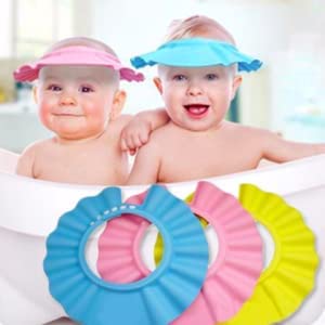 SPARSHMART Baby Shower Cap - Soft Bathing Cap for Infants, Waterproof Shower Protection for Newborns & Toddlers - Perfect for Bath Time, Hair Washing, and Swimming Lessons