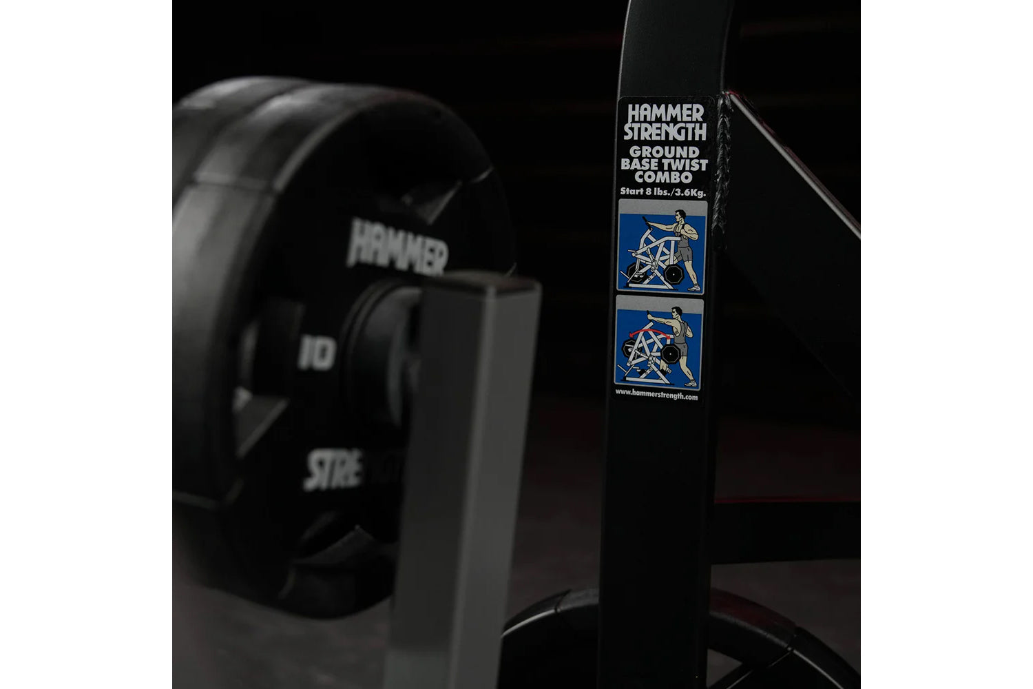 Hammer Strength Plate Loaded Combo Twist - Premium Gym Equipment for Home & Commercial Use - Perfect for Strength Training, CrossFit & Functional Fitness Workouts