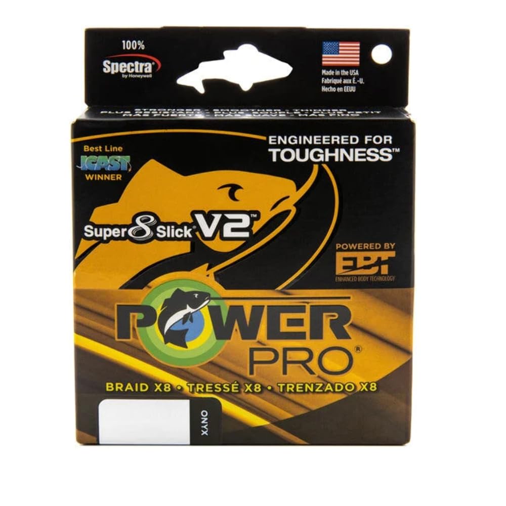 POWER PRO Super8Slick V2 Moss Green Braided Fishing Line - High Performance Saltwater & Freshwater Fishing Line for Bass, Trout, and Saltwater Game Fish - Ideal for Casting, Trolling, and Surf Fishing
