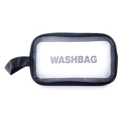 Waterproof PVC Cosmetic Bag for Women - Large Multi-Functional Makeup Pouch | Travel Toiletry Storage Organizer | Perfect for Travel, Gym & Daily Essentials Organization