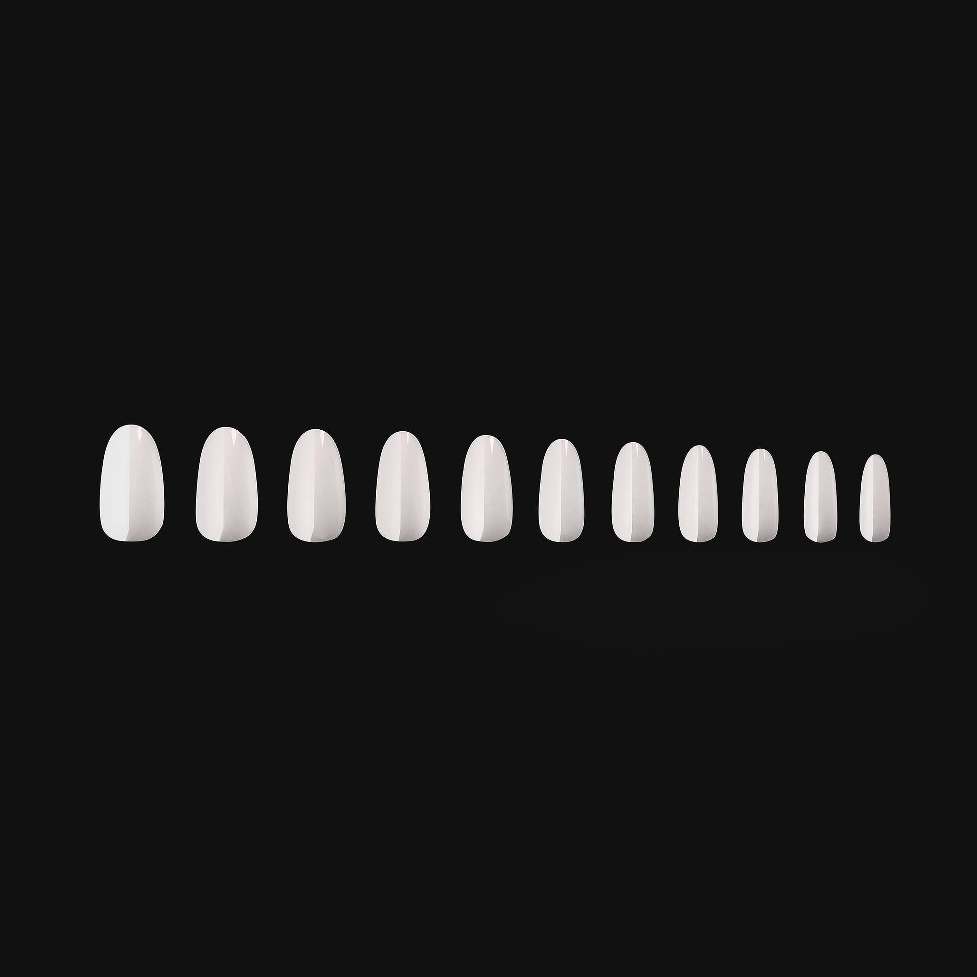 Apres Gel X Neutral Whitney Natural Nail Tips 150pc - Medium Round Shape for DIY Manicures & Salon Nail Extensions