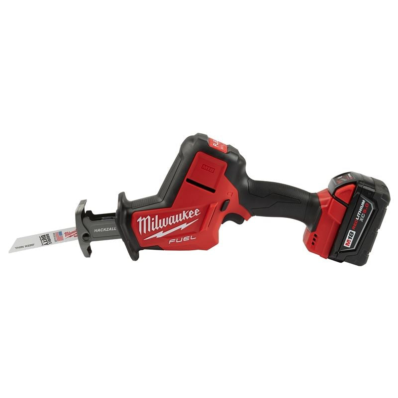 M18 FUEL 18V Brushless Cordless HACKZALL Reciprocating Saw Kit with Lithium-Ion Battery - Powerful Cutting Tool for Construction, Demolition & DIY Home Projects