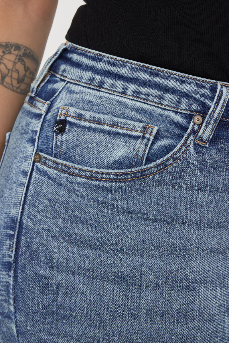 Bellita High Rise Ankle Skinny Jeans for Women - Plus Size Stretch Denim Pants - Comfortable & Flattering Fit for Casual Wear, Office & Date Night