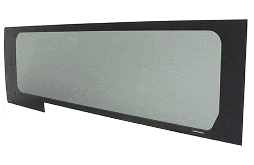CRL Ram ProMaster 159 Passenger Side Rear Quarter Panel Fixed Window (FW383R) - Replacement Part for Van Repair & Auto Glass Installation