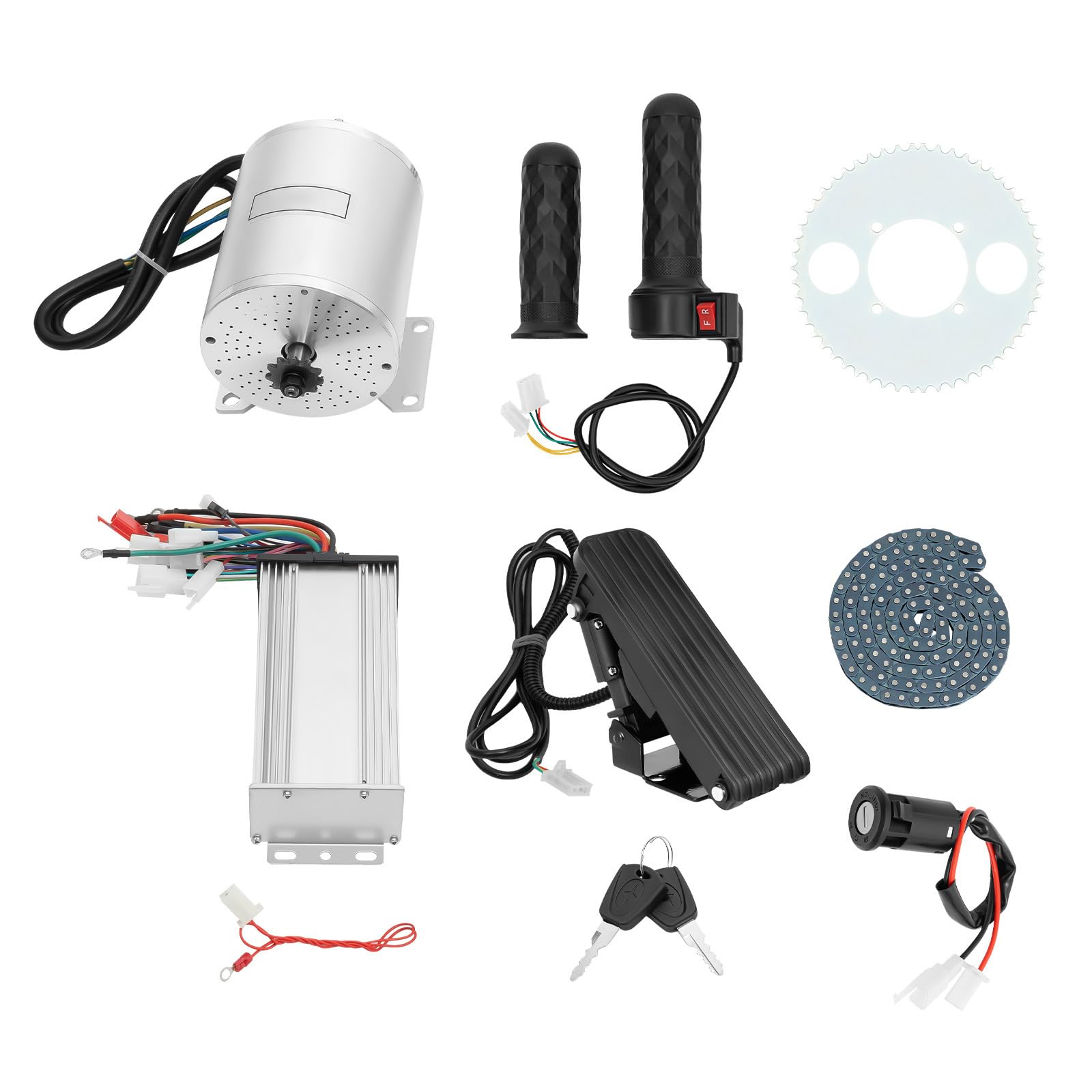 3000W Brushless Motor Kit - High Speed 6000RPM Electric Bike & Scooter Conversion Kit with Speed Controller & Throttle - DIY Motorcycle Conversion for E-Bike, Electric Scooter & More - Perfect for Commuting, Off-Road Adventures & Urban Transportation