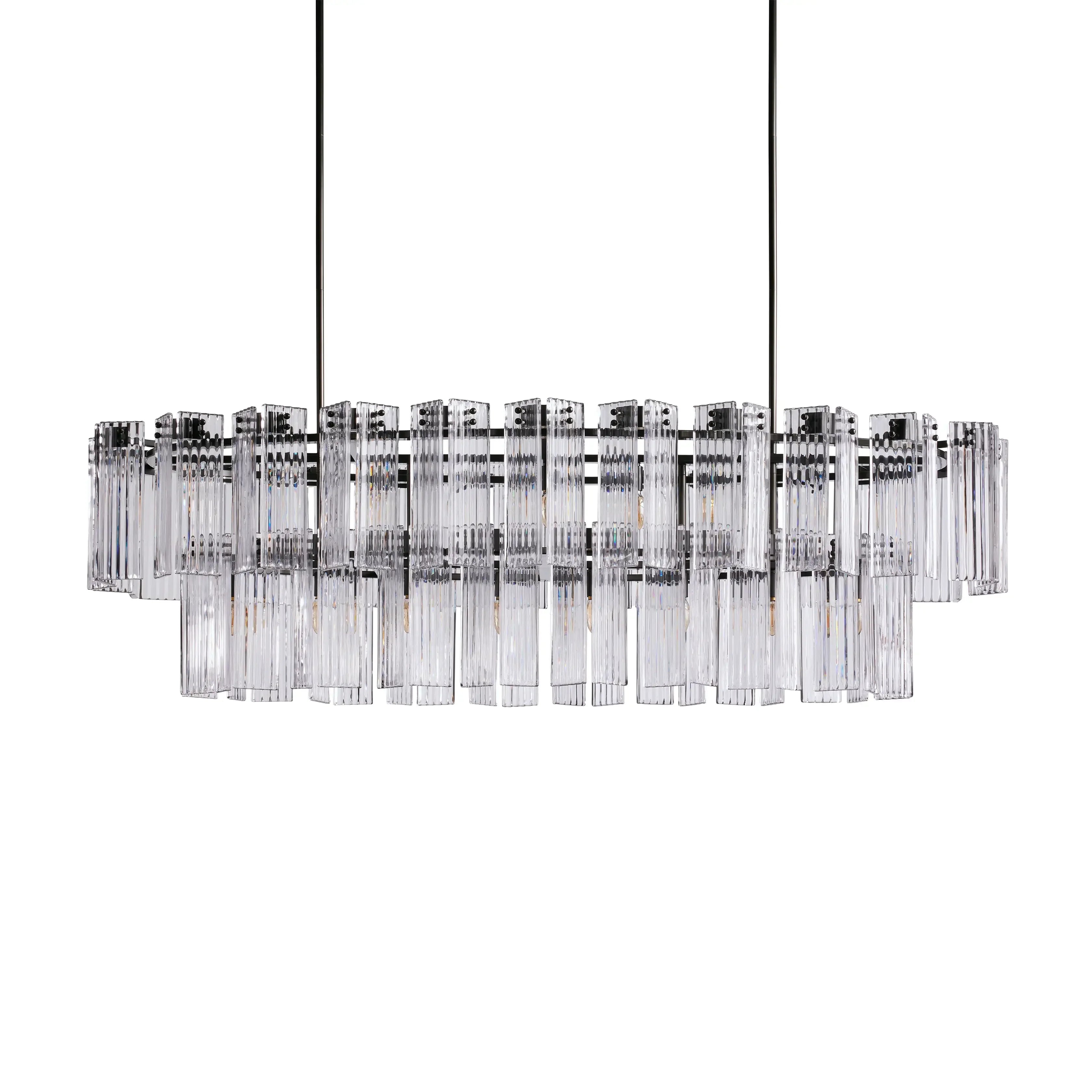 Delsie Oval Crystal Chandelier - 51