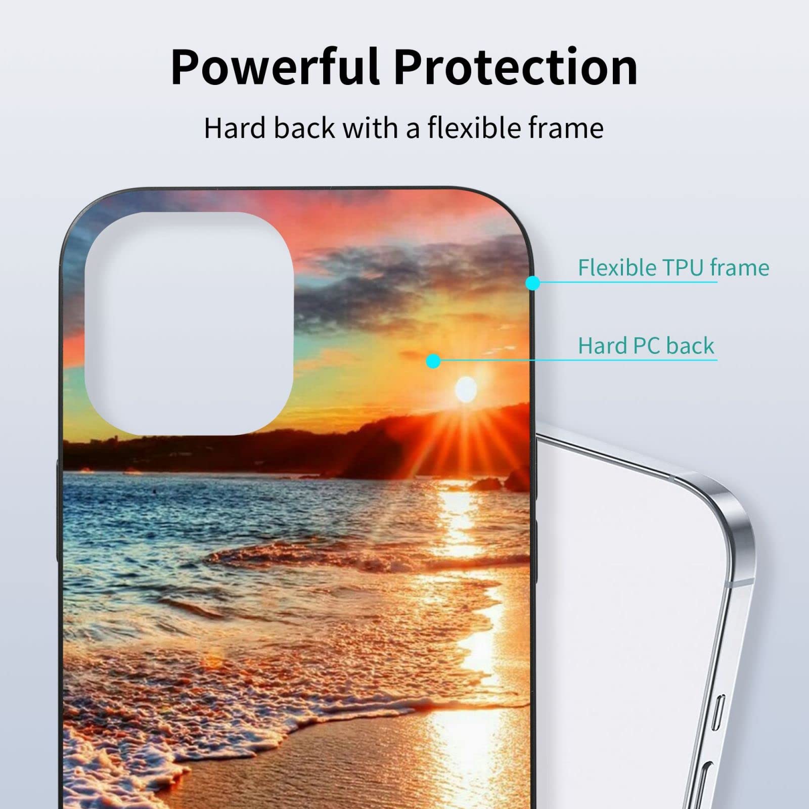 Premium Shockproof iPhone 11 Case - Soft TPU Slim Protective Cover with Sunset Design | Perfect Gift for Women & Girls | Ideal for Daily Use, Travel & Outdoor Activities