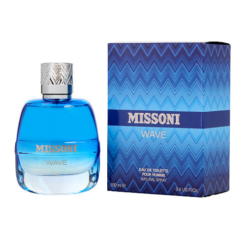 Missoni Wave Men's Eau de Toilette - 100ml Fresh & Woody Fragrance for Men | Day & Night Wear, Office & Date Nights