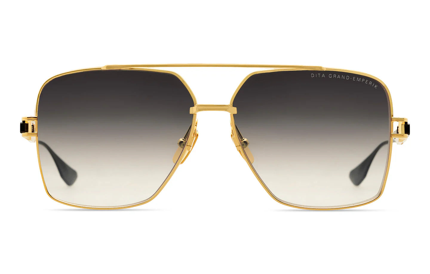 Dita Grand Emperik DTS159 A 01 Gold Matt Black Sunglasses - Luxury Designer Shades for Men & Women - Perfect for Outdoor Activities, Driving & Fashion Statement