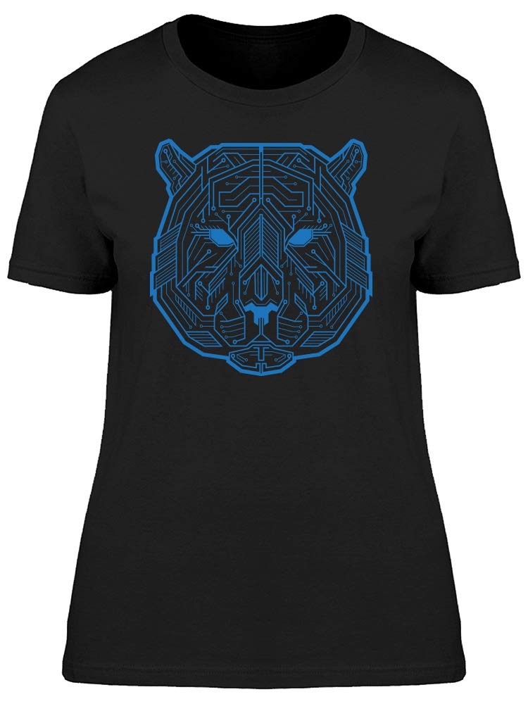 Electronic Tiger Graphic T-Shirt for Men - Cool & Unique Streetwear Style - Perfect for Casual Wear, Parties, and Urban Fashion