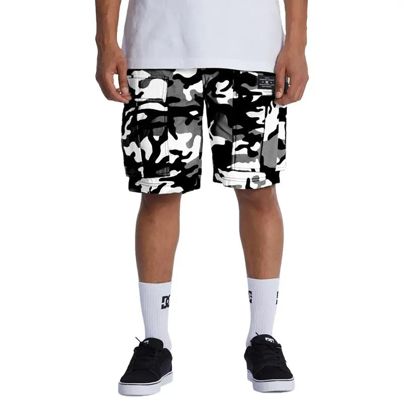 Bermuda DC Tundra Cargo Pants - Black Camo Tactical Outdoor Hiking & Work Pants for Men | Durable & Comfortable for Adventure, Camping & Daily Wear