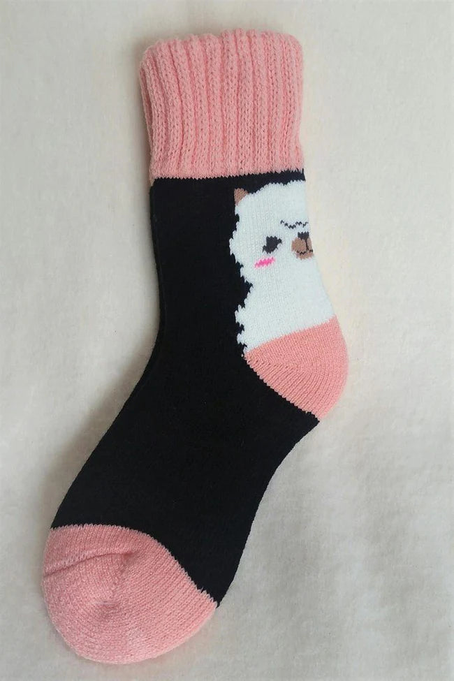 Alpaca Slumber Socks - Ultra Soft & Warm Winter Sleeping Socks for Women & Men - Perfect for Cold Nights, Relaxation & Home Comfort