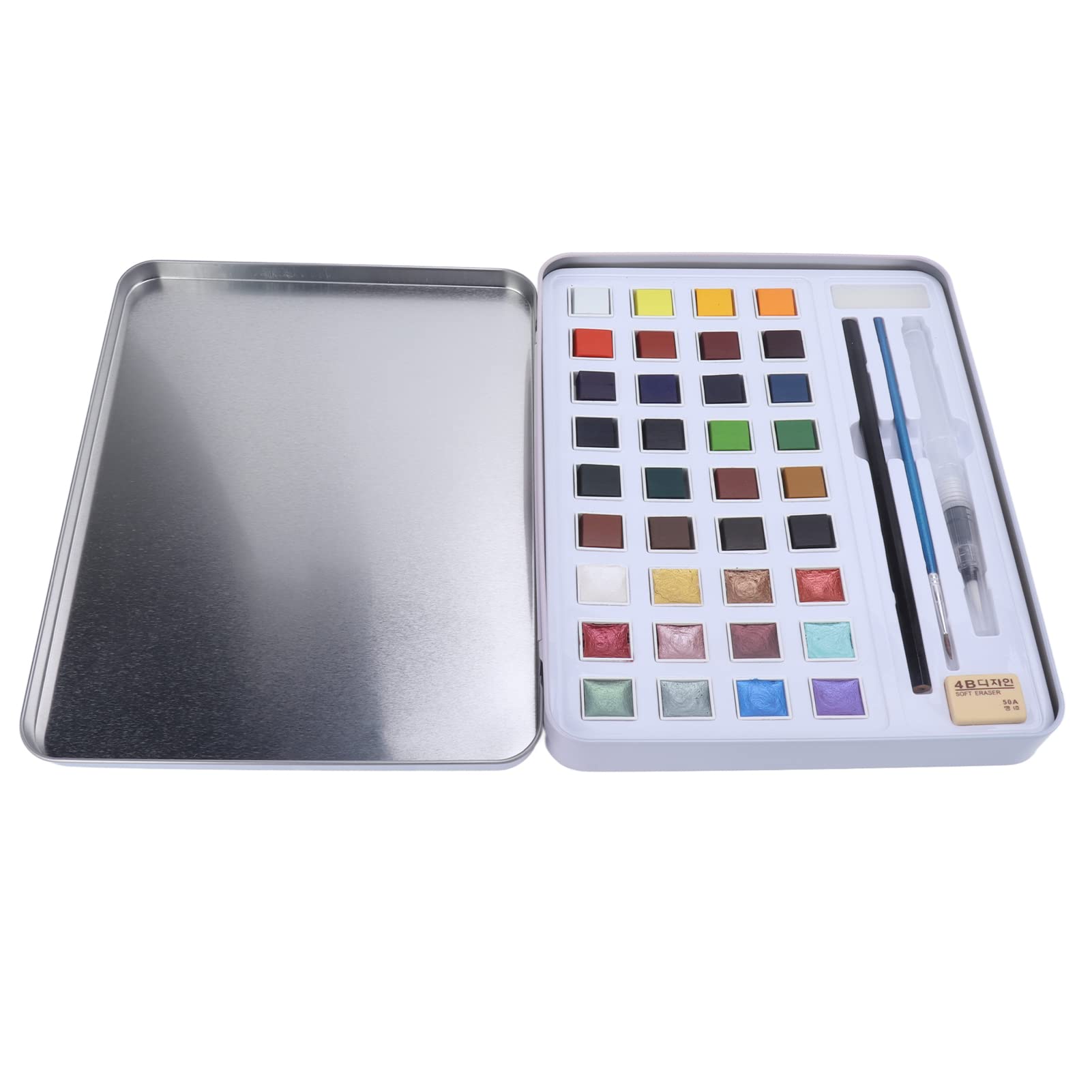 Premium Watercolor Paint Set - Non-Toxic, Odorless & Portable Travel Watercolor Kit for Artists, Beginners & Kids - Perfect for Art Diaries, Home Studio & Outdoor Painting