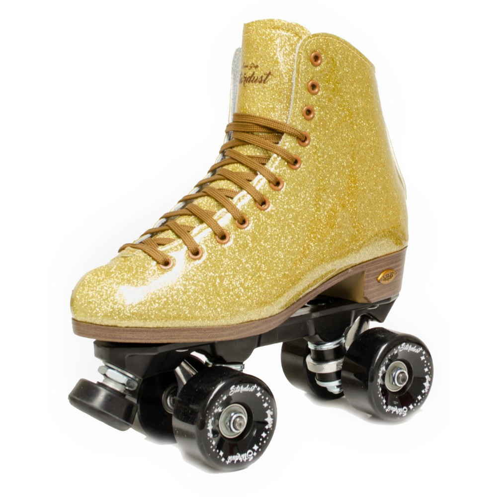 Sure Grip Stardust Roller Skates for Women & Men - Quad Outdoor/Indoor Skates with Light-Up Wheels - Perfect for Rink, Park & Street Skating