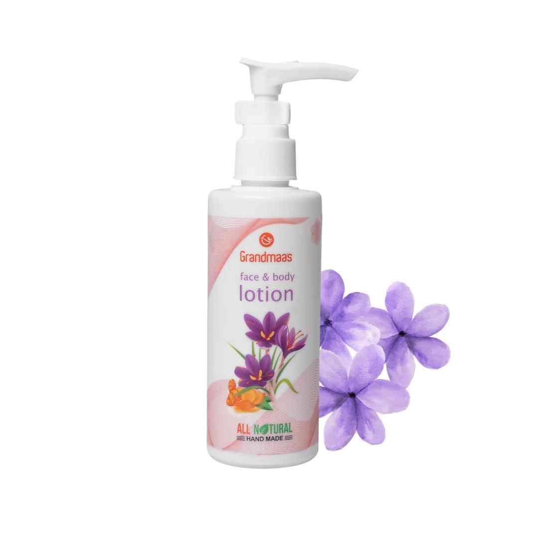 Grandma's All Natural Handmade Face & Body Lotion with Organic Ingredients for Glowing Skin - Hydrating Body Butter for Dry to Normal Skin (4oz) | Perfect for Daily Moisturizing, Spa Days & Gift Giving