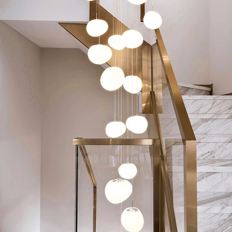 Lava Pendant Light Fixture - Modern Chandelier Lighting Bundle for Dining Room, Kitchen Island & Bedroom Decor | Dimmable Hanging Ceiling Lamp for Home & Office