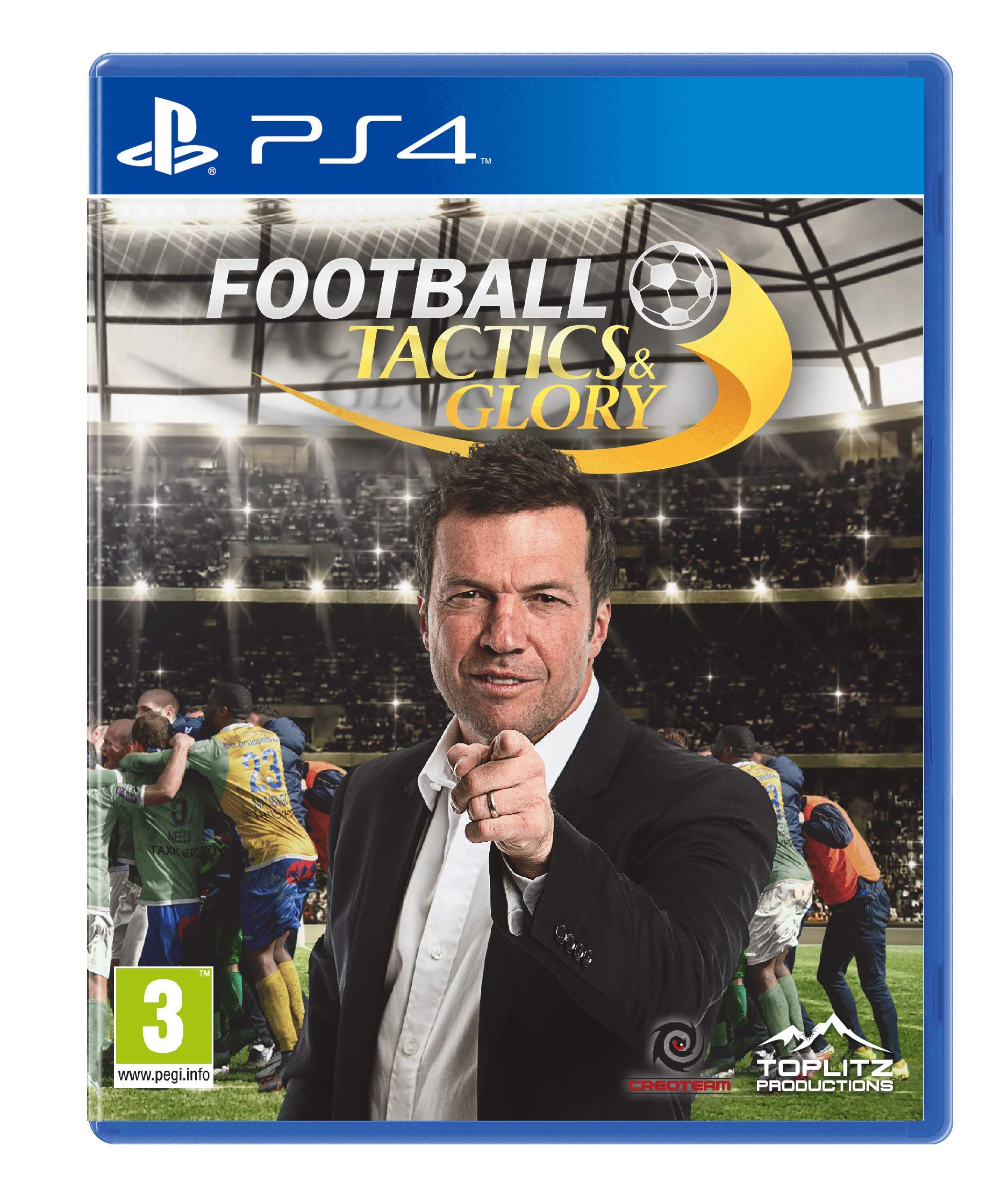 Football Tactics & Glory PS4 Game - Strategic Soccer Simulation for PlayStation 4 | Perfect for Football Fans & Competitive Gamers