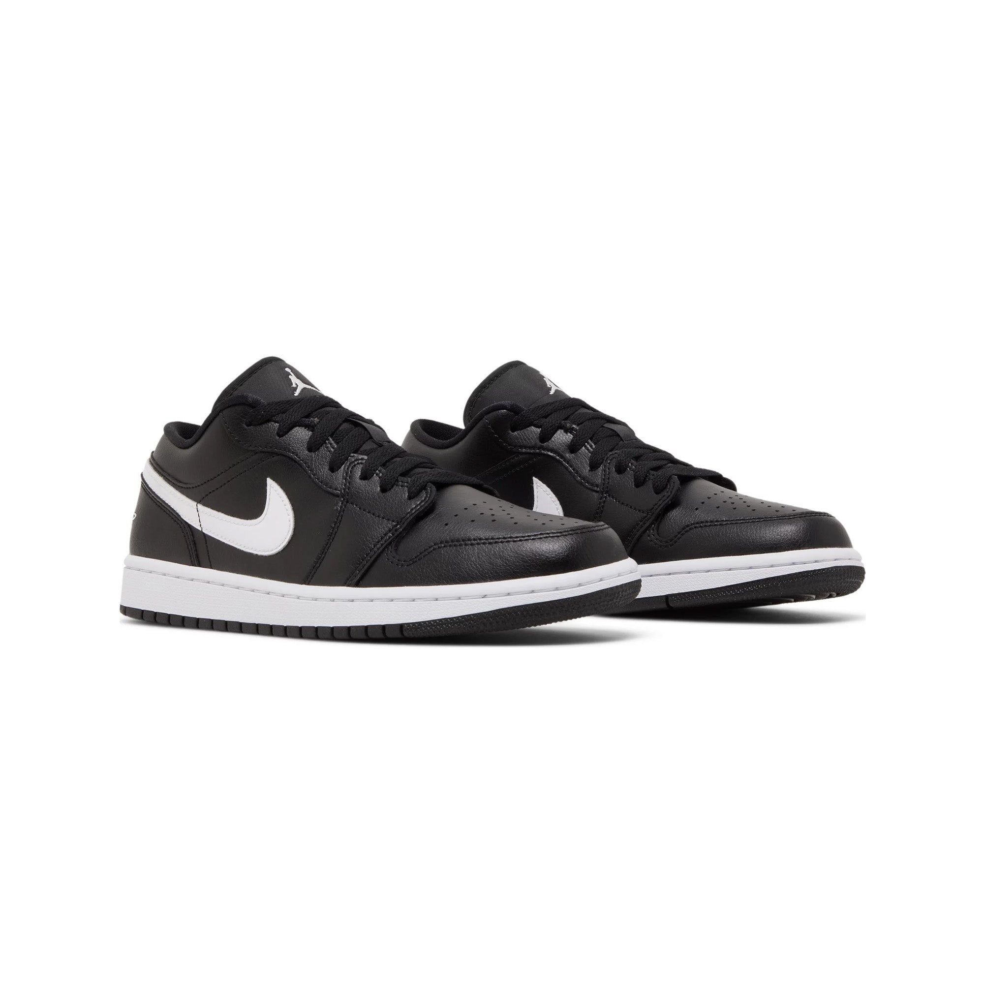 Air Jordan 1 Low 'Black White' Women's Sneakers (2022) - Casual & Athletic Shoes for Running, Gym, and Streetwear Fashion