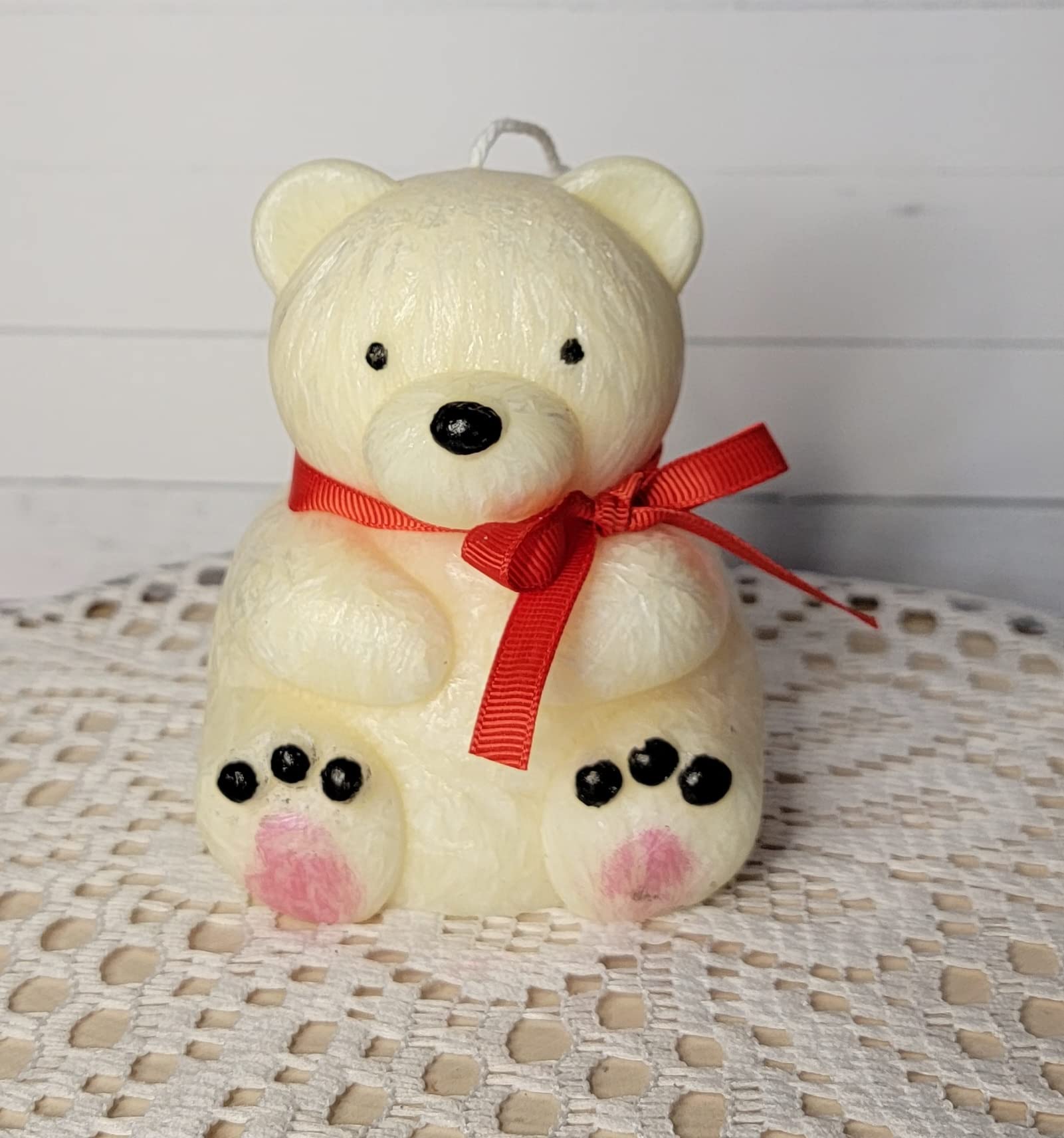 Teddy Bear Candles Set of 2 - Blue Scented Soy Wax Candles for Home Decor, Birthday Gifts & Romantic Ambiance