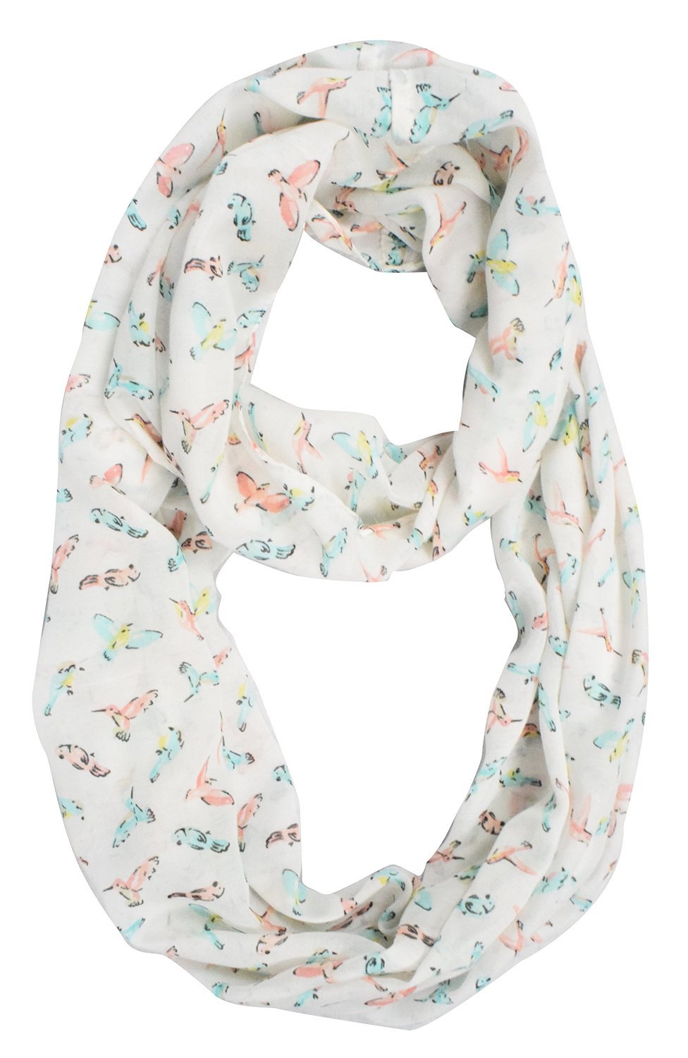 Bohemian Sheer Infinity Scarf for Women - Lightweight Circle Loop Scarf - Perfect for Fall, Winter & Spring Fashion Accessories