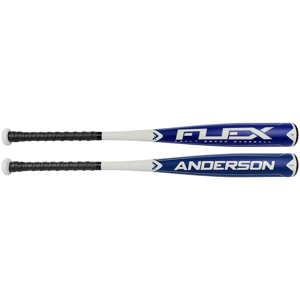 Anderson Flex 014014 BBCOR Baseball Bat for Adult Players -33 Length to Weight Ratio | High Performance Aluminum Alloy Bat for College & High School Baseball Games, Tournaments & Training