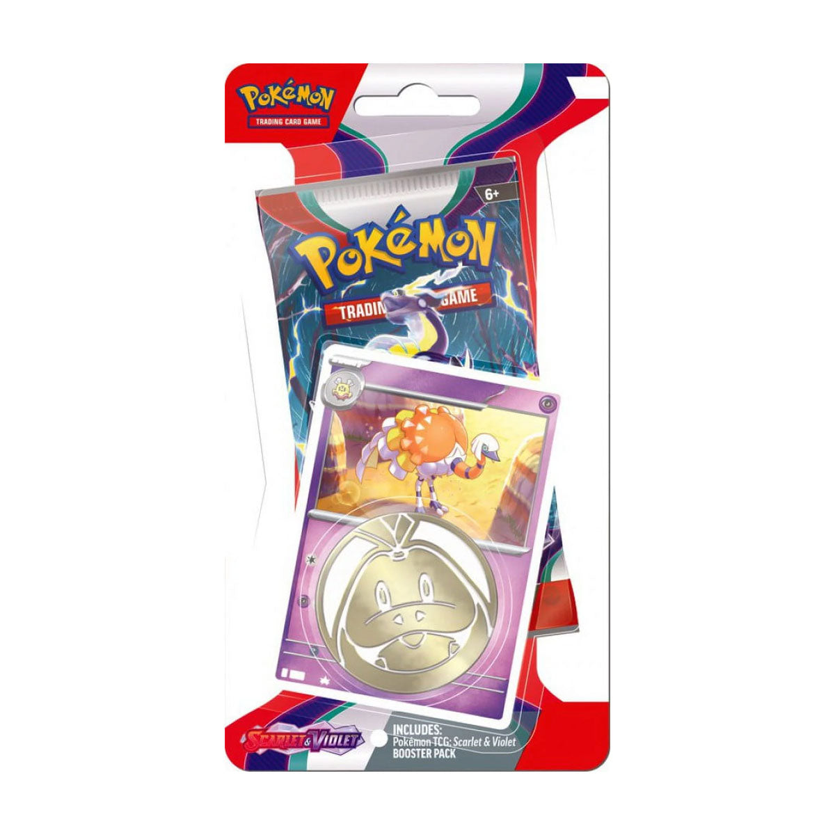 Pokemon Scarlet & Violet Trading Card Game Checklane Blister Pack - Collectible Cards for Battles, Gifts & Gaming Fun