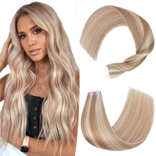 Golden Brown mix Bleach Blonde