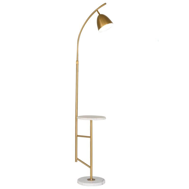 Modern LED Fishing Floor Lamp with Adjustable Brightness - Perfect for Reading, Living Room, and Bedroom Lighting