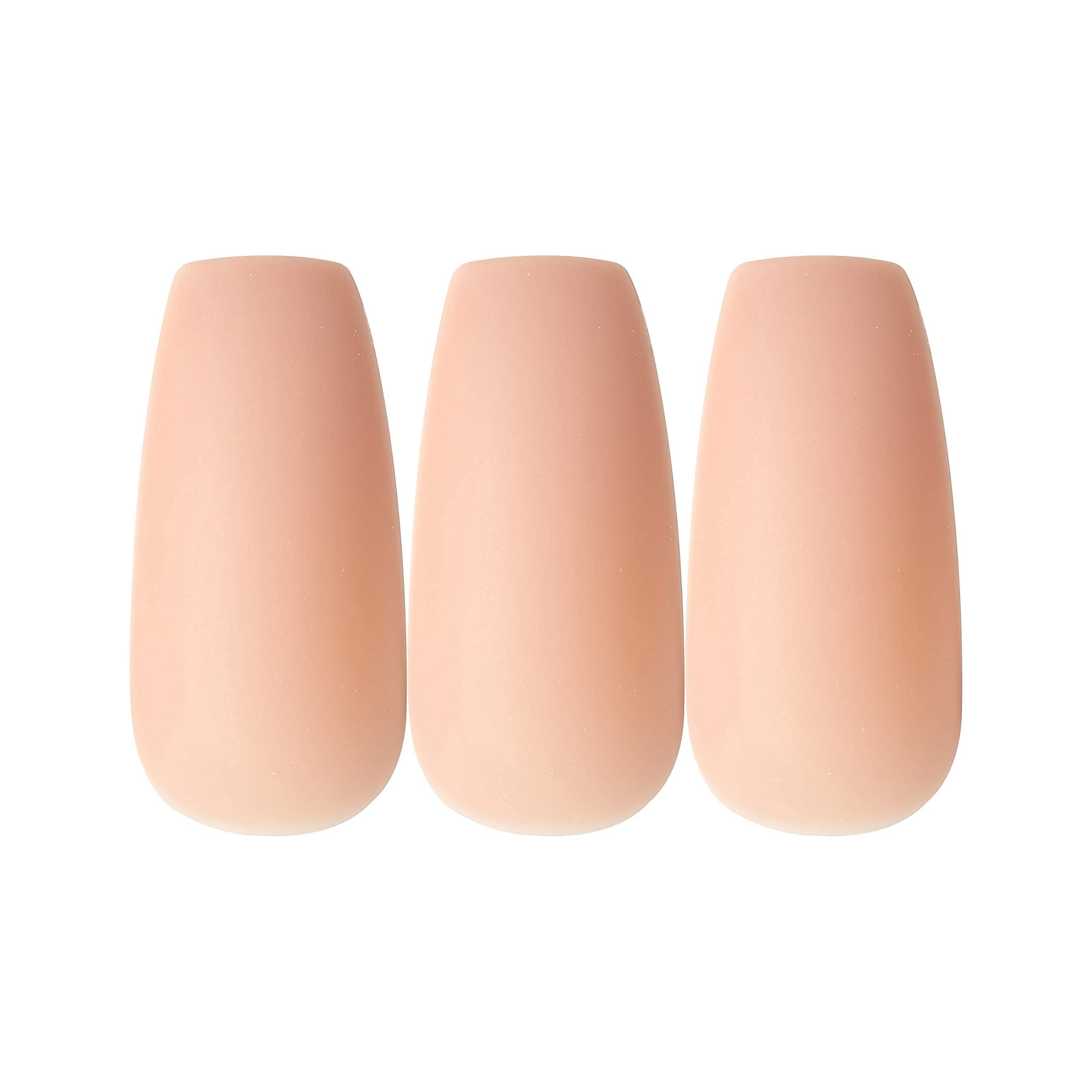 Gold Finger Gel Glam Full Cover False Nails - Long Press On Fake Nails with Glue for Women | Perfect for Parties, Weddings & Special Occasions