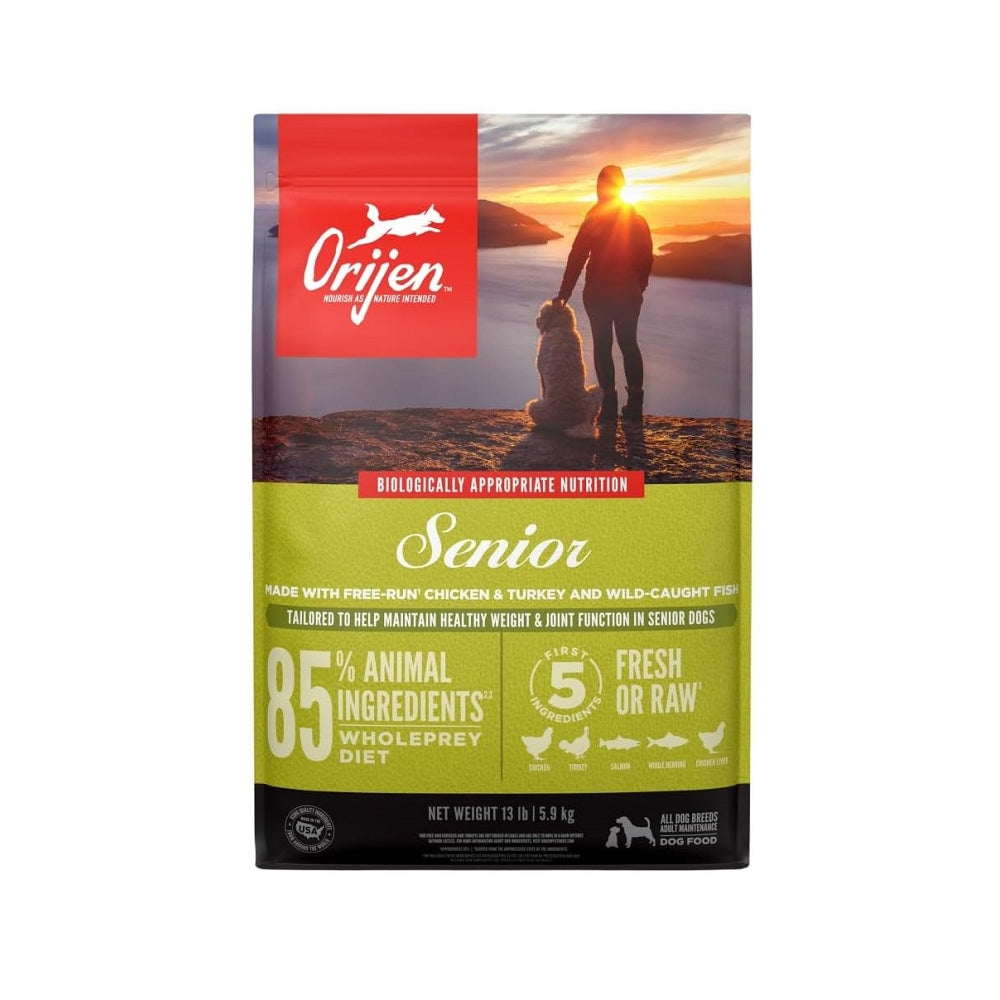 Premium Senior Formula Chicken & Turkey Dry Dog Food - High Protein, Grain-Free for Aging Dogs - Ideal for Joint Health & Digestion - Perfect for Senior Dogs with Sensitive Stomachs (Made in USA)