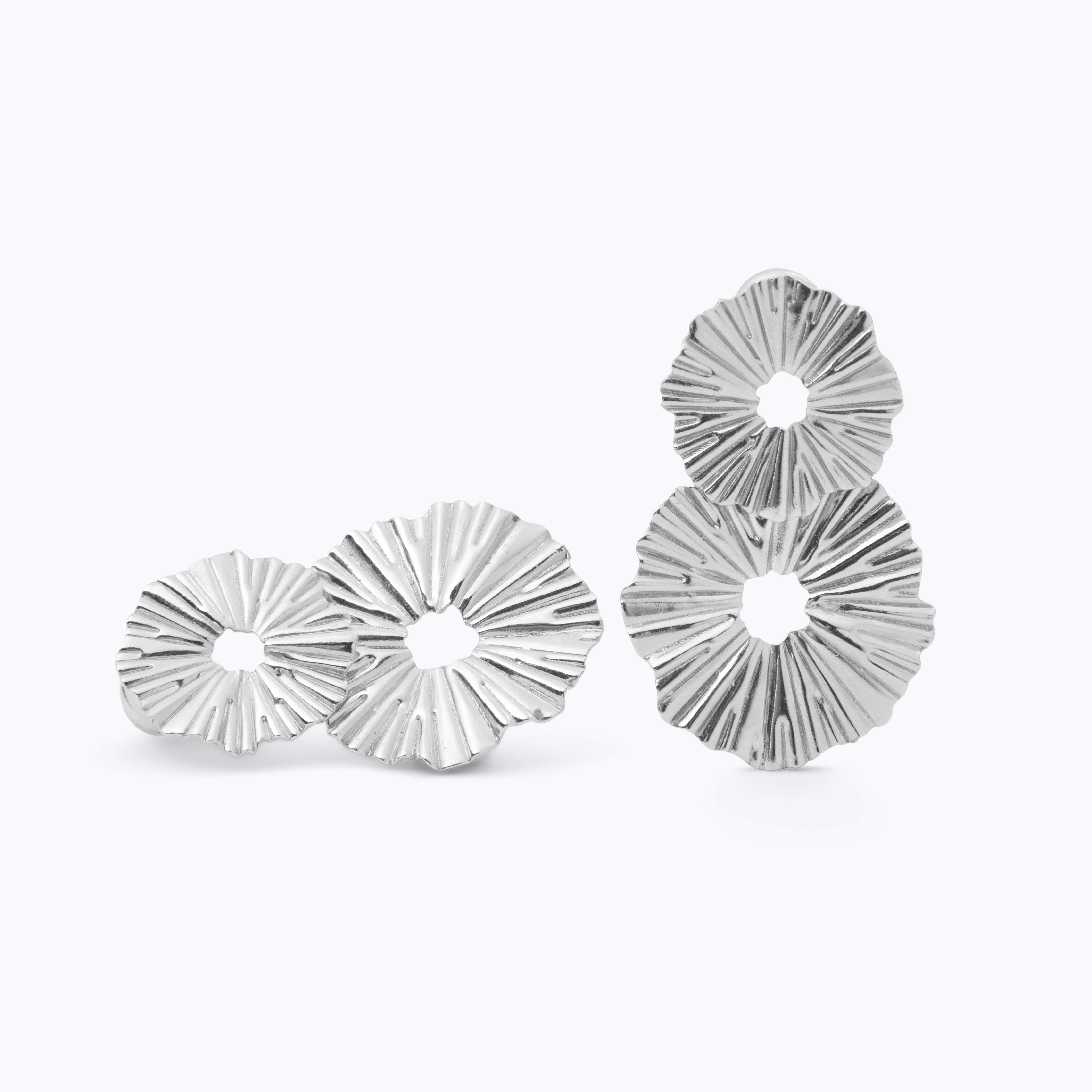 Vassia Earrings for Women - Elegant Gold Hoop Earrings with Cubic Zirconia, Hypoallergenic & Lightweight - Perfect for Parties, Weddings & Everyday Wear