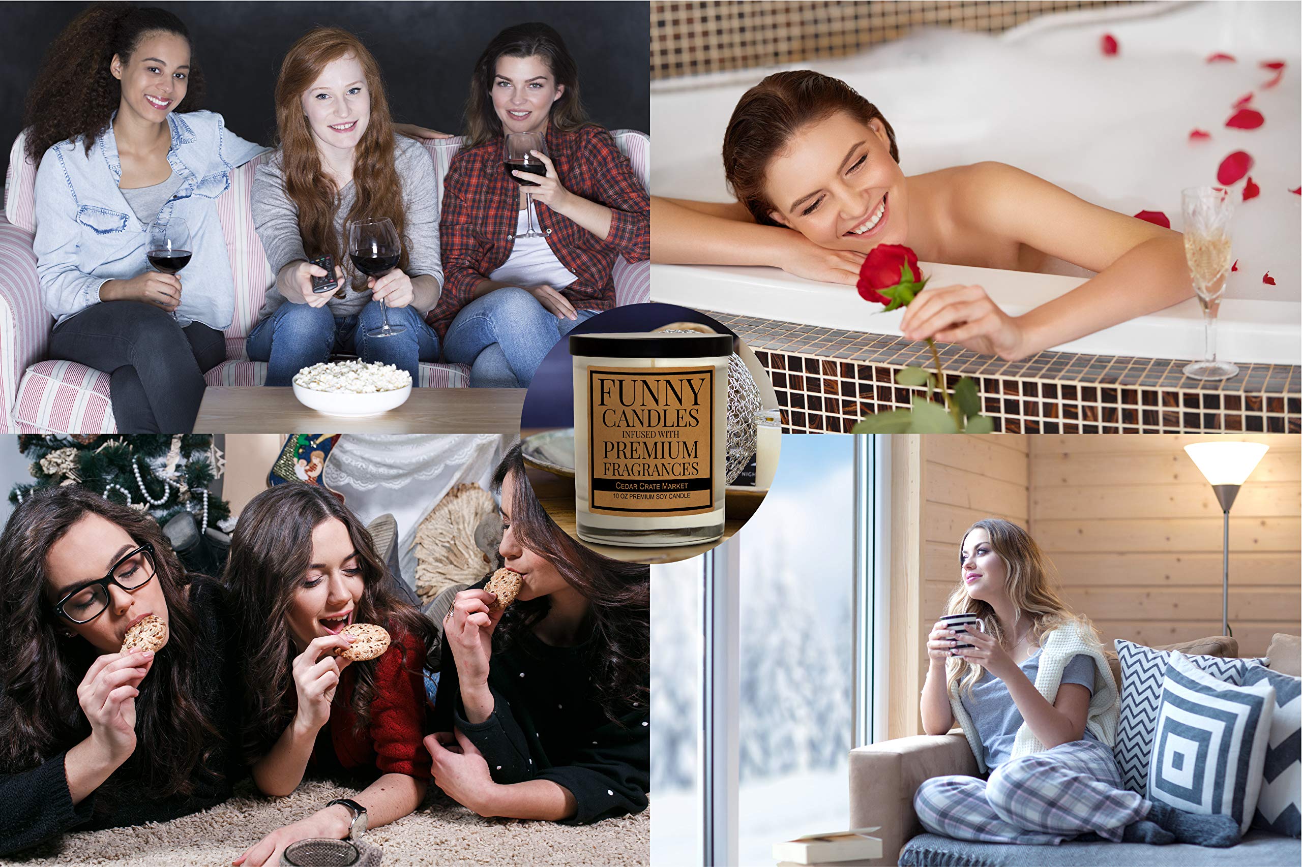 Funny Scented Candles for Women - Best Friend Birthday Gifts, Adult Humor Candle with 'I Love You More' Sayings, Cute Friendship Present for Besties & BFF, Perfect for Relaxation, Home Decor, and Gift Giving