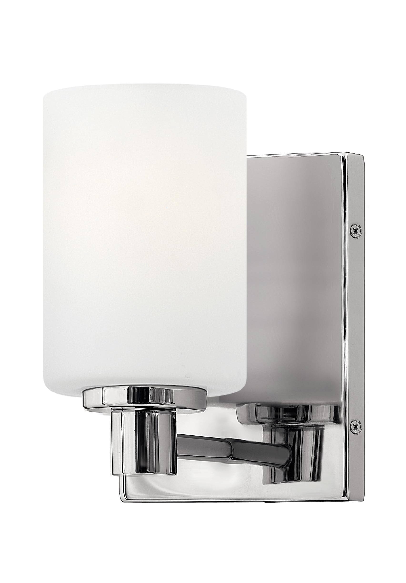 Hinkley Karlie Collection Transitional One Light Bathroom Vanity Fixture in Chrome - Perfect for Modern Bathroom Decor and Vanity Lighting