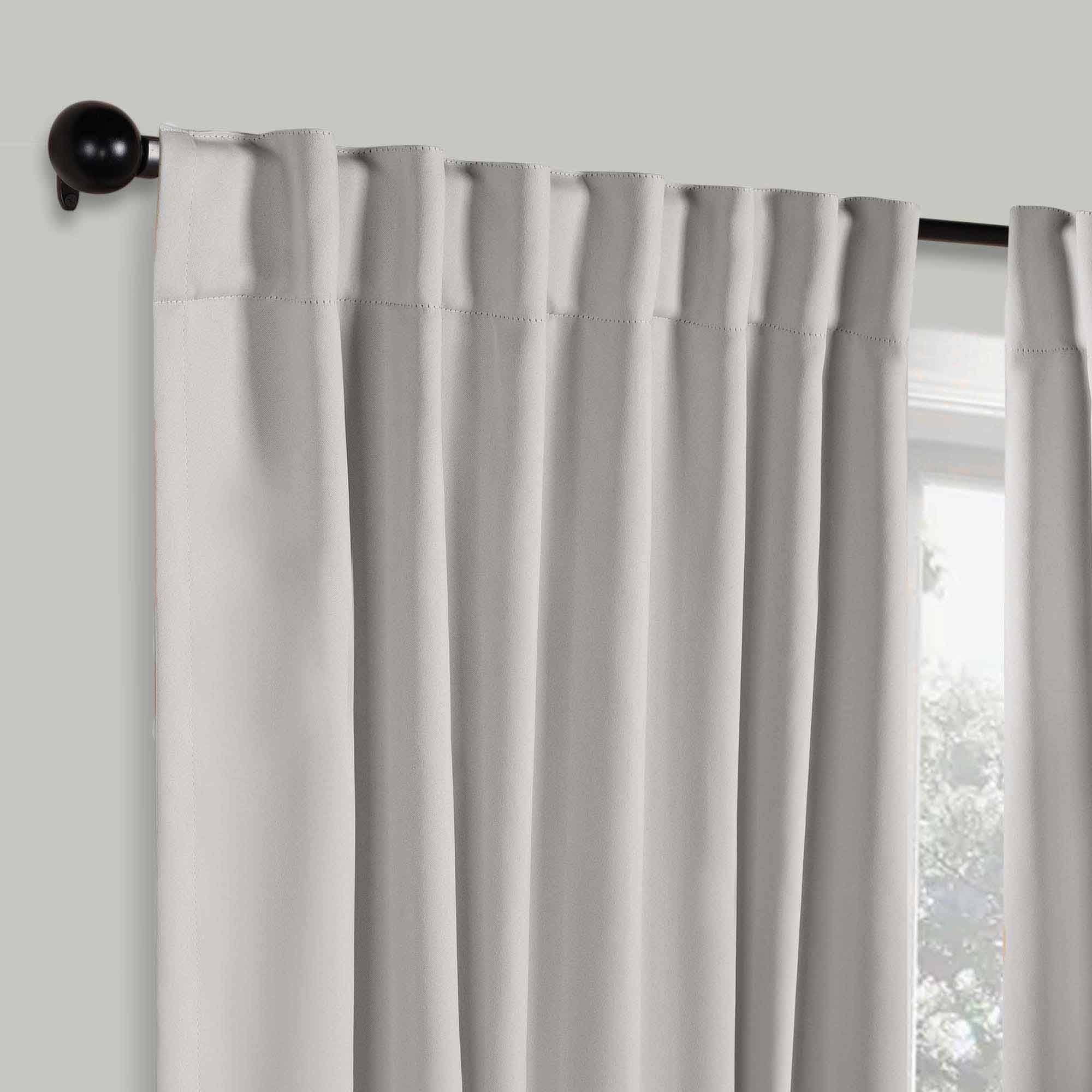Blackout Curtains for Bedroom - Solid Room Darkening Back Tabs Window Drapes, Set of 2 Panels - Perfect for Nursery, Home Theater & Light Sleepers