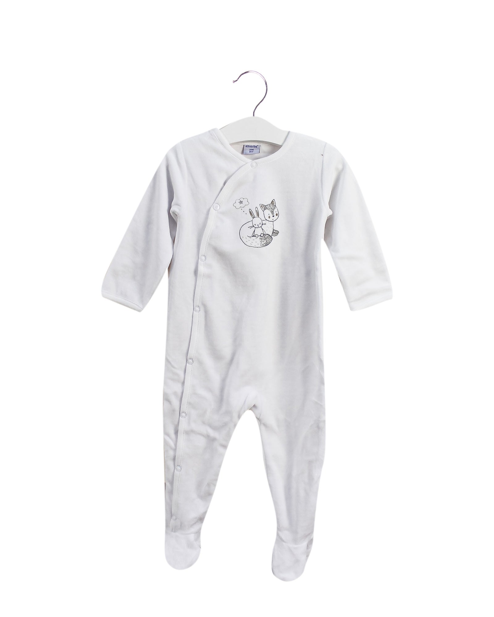 Absorba Baby Jumpsuit for 18 Months - Soft Cotton Romper for Toddlers - Perfect for Playtime, Daycare & Family Outings