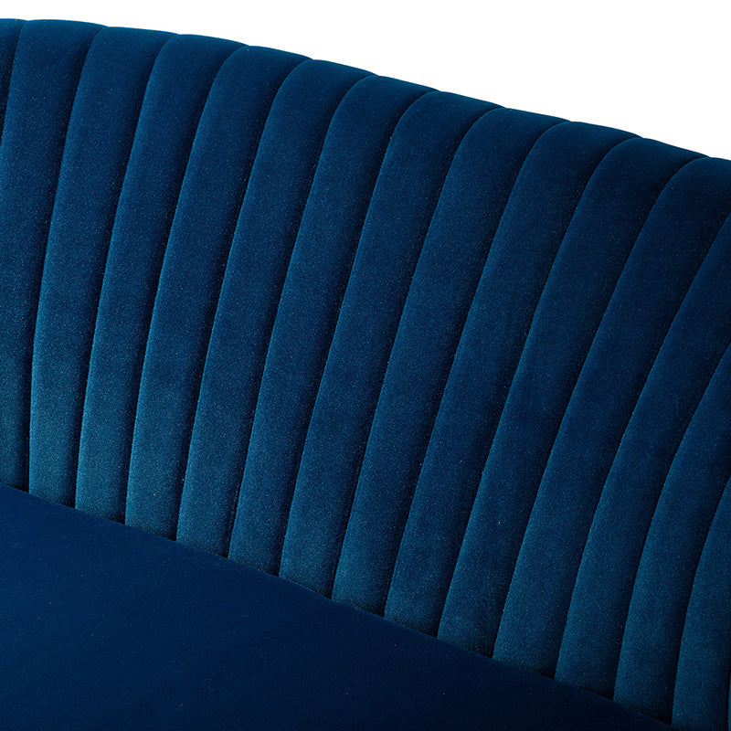 Bariana Velvet Loveseat - Soft & Luxurious Small Couch for Living Room, Bedroom, or Office - Perfect for Cozy Seating & Home Decor