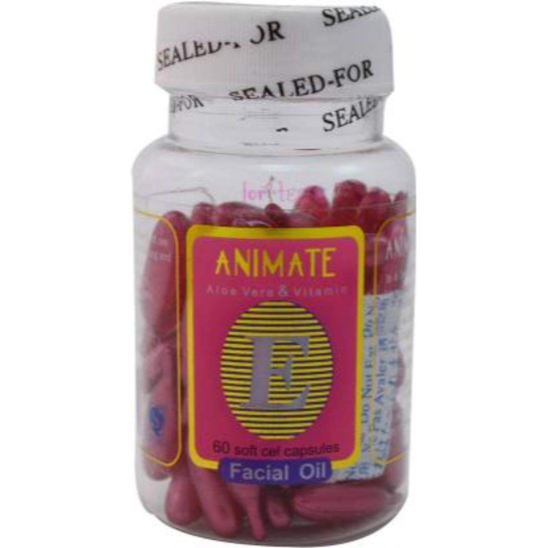 Galemax Vitamin E Facial Oil Soft Gel Capsules - 120 Capsules (Pack of 2) for Hydration & Anti-Aging | Skincare Essential for Dry Skin & Night Routine